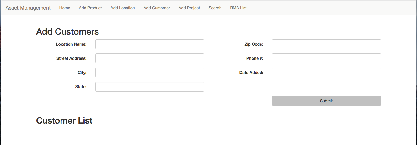 Asset Management System